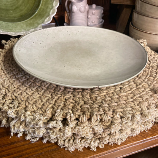 Kal Taupe dinner plate