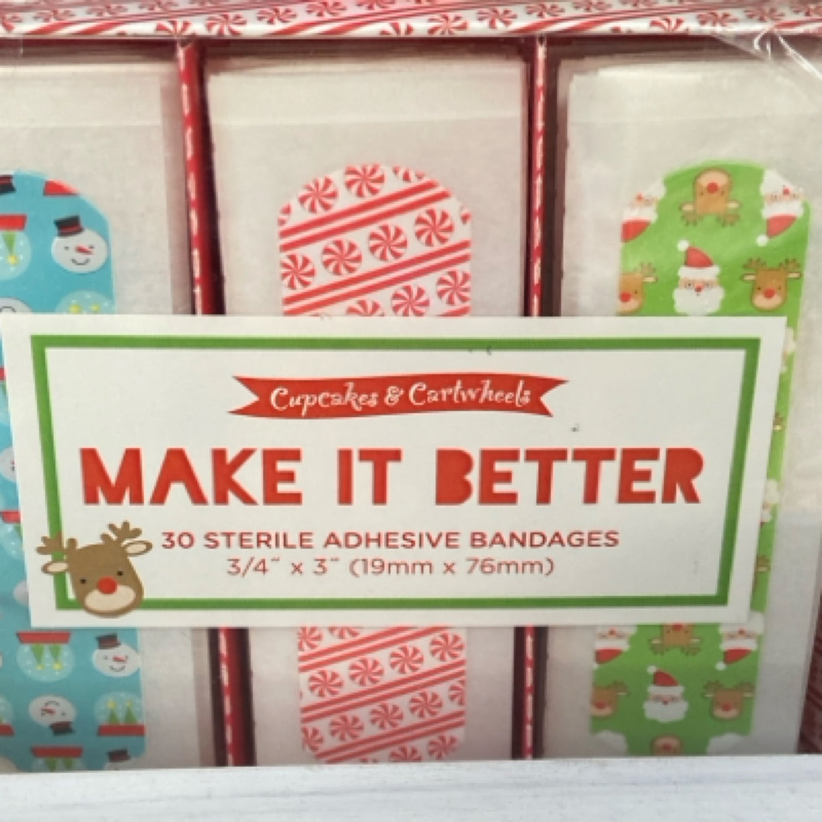 44599 30 Piece Holiday Bandages