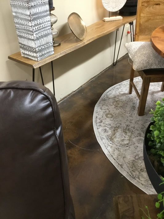 Sofa Table Live Edge Hairpin Legs