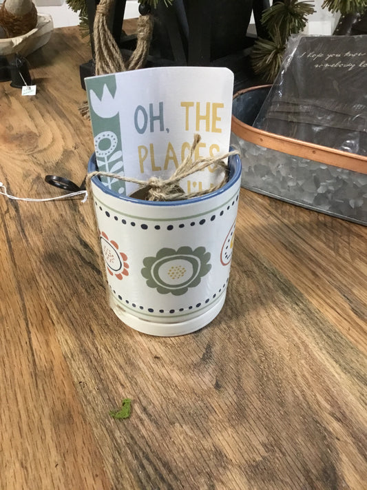 1008070007-DEM You'll Grow Planter With Journal Gift Set