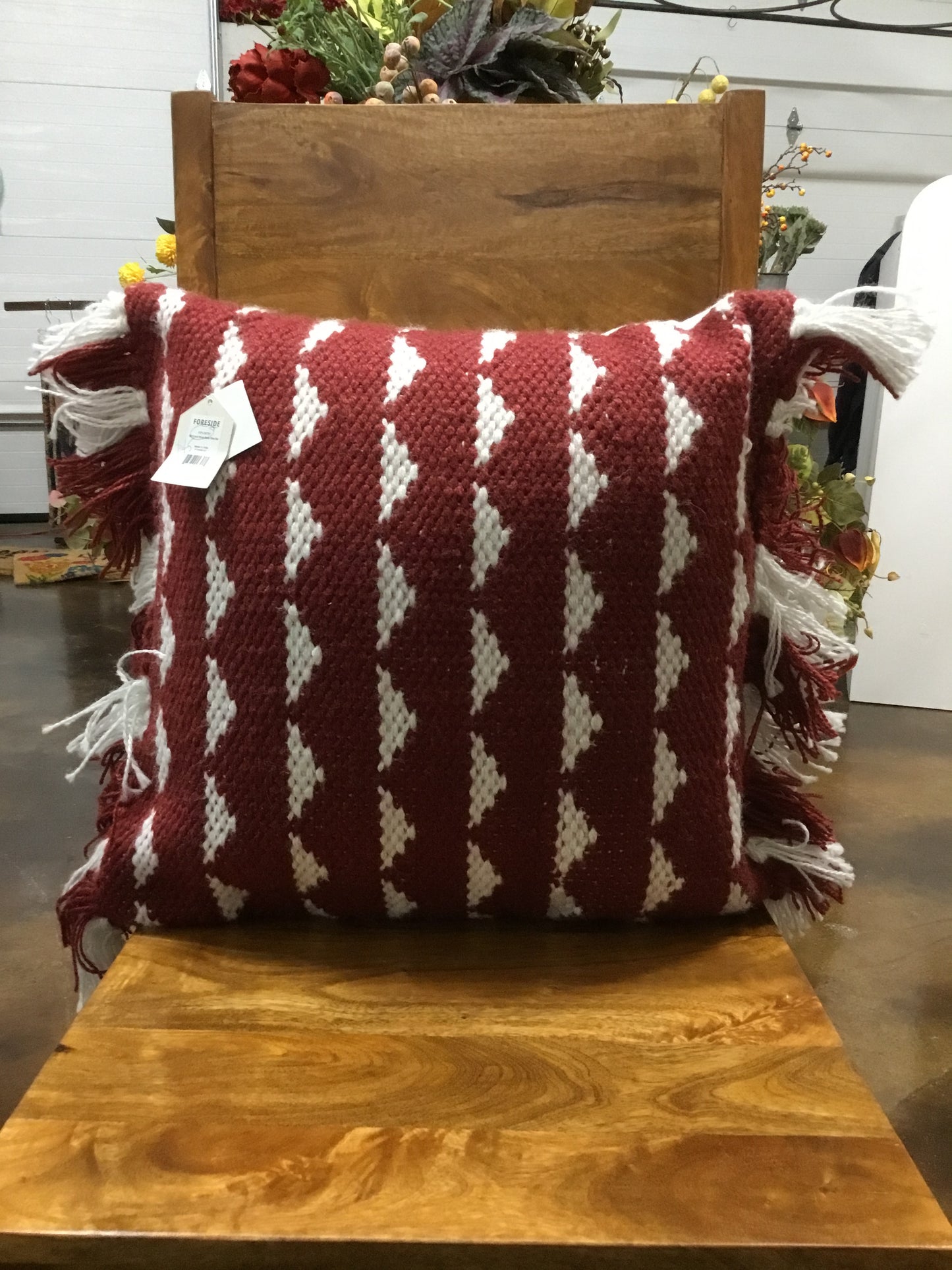 6 Fipl09791-Fa Outdoor Red Pillow