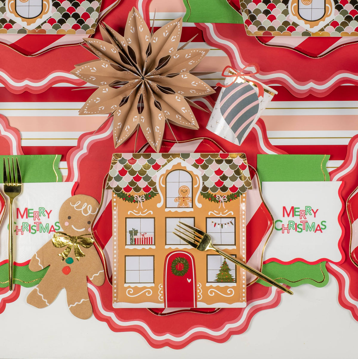 6 Christmas Cheer Paper Cups
