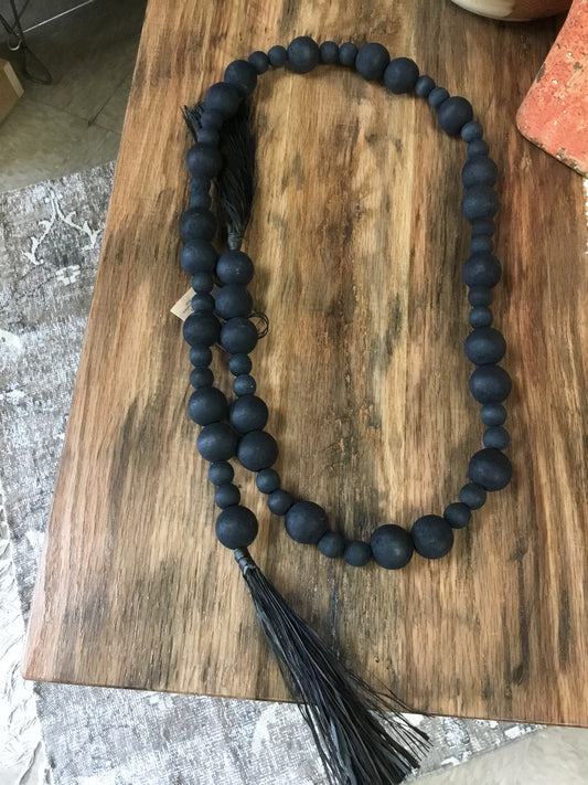 Df4434-CC Wood Bead Garland