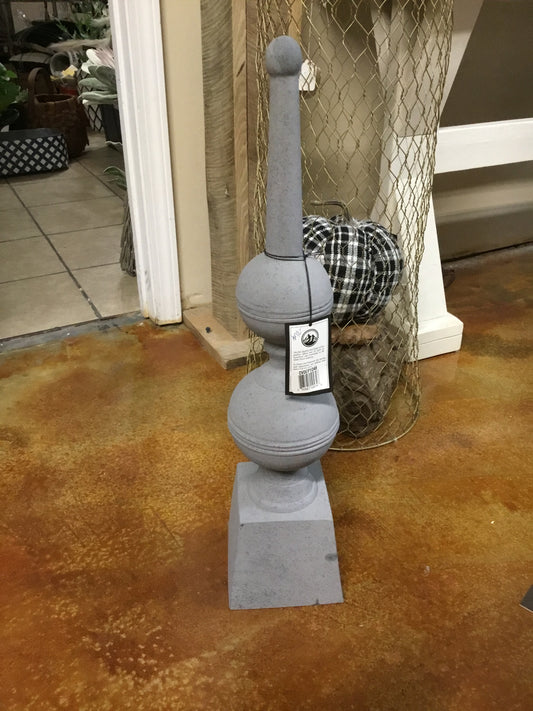 Grey Large Finial